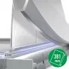 Leitz Precision Office papīra grieznis A4+, 15 loksnes, manuāla spailes iespīlēšana, nerūsējošais tērauds, A4 Maxi, 80 g/m², stikls