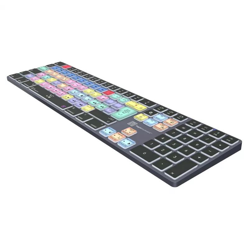 LogicKeyboard Titan DE Mac tastatūra programmai Adobe Premiere Pro CC — Vācu izkārtojums