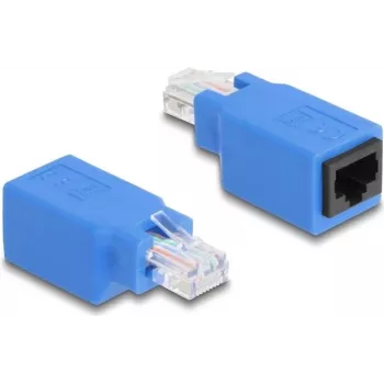 Kabeļa savienojumu adapteris DeLOCK 64803 RJ45 Zils