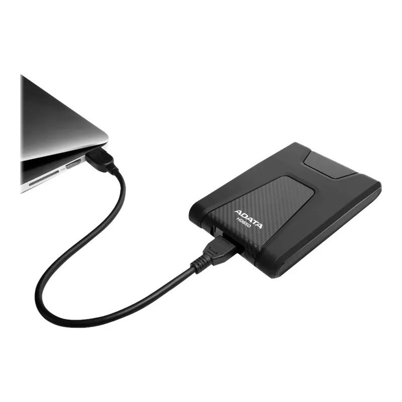 ADATA DashDrive Durable HD650 ārējais cietais disks 1 TB 2,5 collas USB 3.2 Gen 1 (3.1 Gen 1) Melns