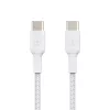Belkin BOOST CHARGE - USB kabelis - 24 kontaktu USB-C (vīrišķais) uz 24 kontaktu USB-C (vīrišķais) - USB 2.0 - 2 m - Balts