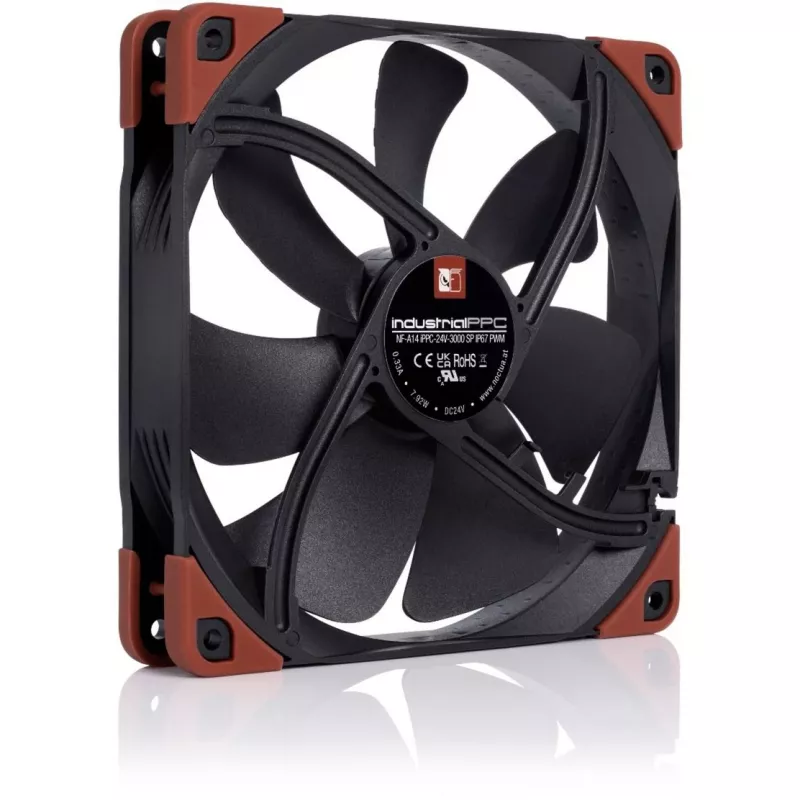 Noctua NF-A14 industrialPPC-24V-3000 SP 140mm korpusa ventilators