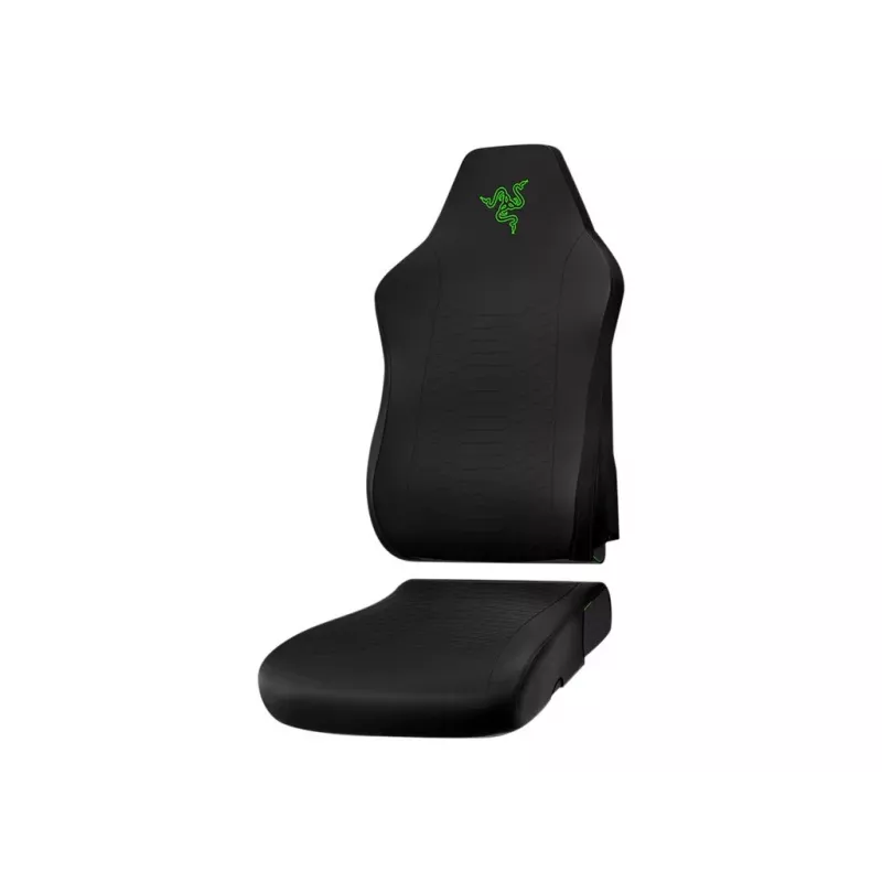 Razer spēļu krēsla pārvalki RC81-04430100-R3M1 — melni ar zaļiem akcentiem, rezerves auduma pārvalki