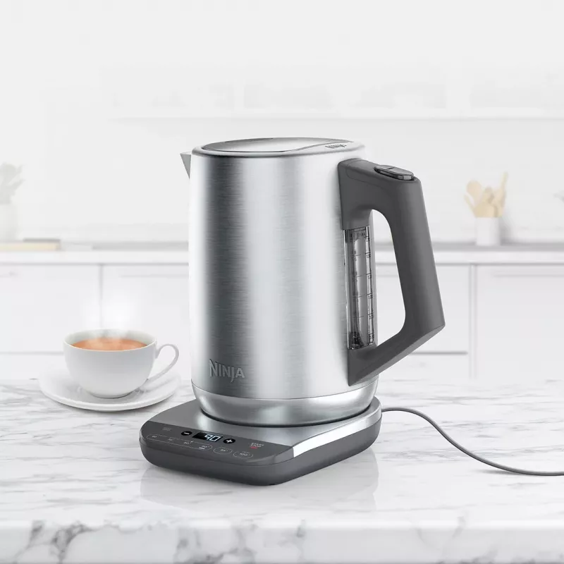 Ninja KT201EU elektriskā tējkanna 1,7 L 3000 W melna, nerūsējošais tērauds