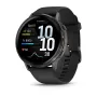 Viedpulkstenis GARMIN Venu 4 1,4 collu AMOLED GPS Melns, 45 mm korpuss, 8 GB, 12 dienu akumulators, 5 ATM