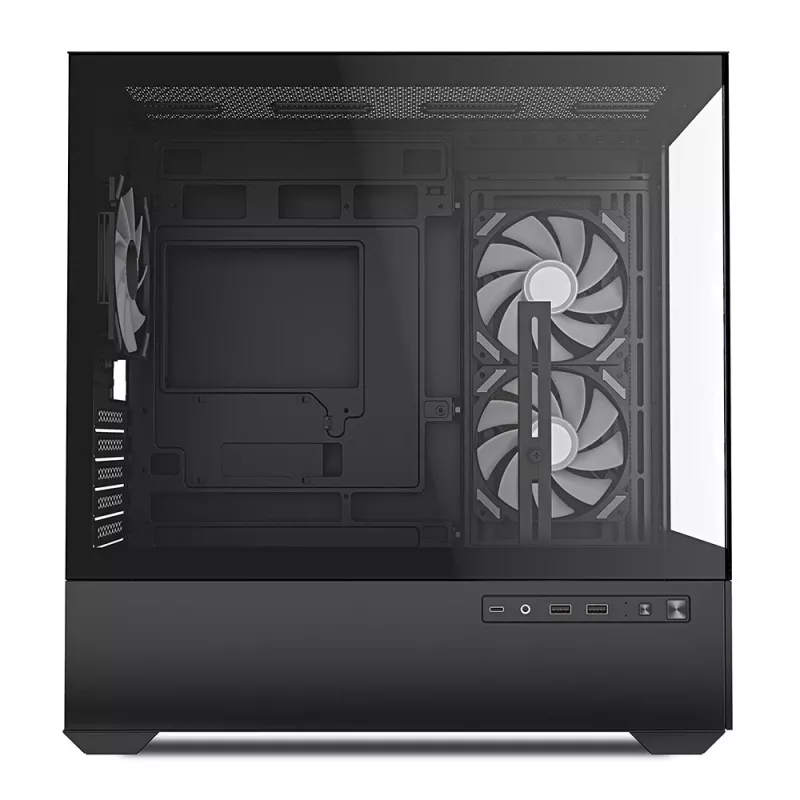 PC Case Sharkoon MK6 RGB Midi Tower balta