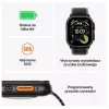 Viedpulkstenis Apple Watch Ultra 3 GPS + Cellular 49mm melns titāna korpuss ar melnu Alpine Loop siksnu (Liela)