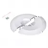 Elektriskais keramiskais sildītājs NOVEEN PTC3000, 2000 W (1200 W min), LED displejs, taimeris, tālvadība, svārstības, balts