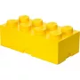 Room Copenhagen LEGO STORAGE BRICK 8 dzeltens polipropilēns 500x250x180mm
