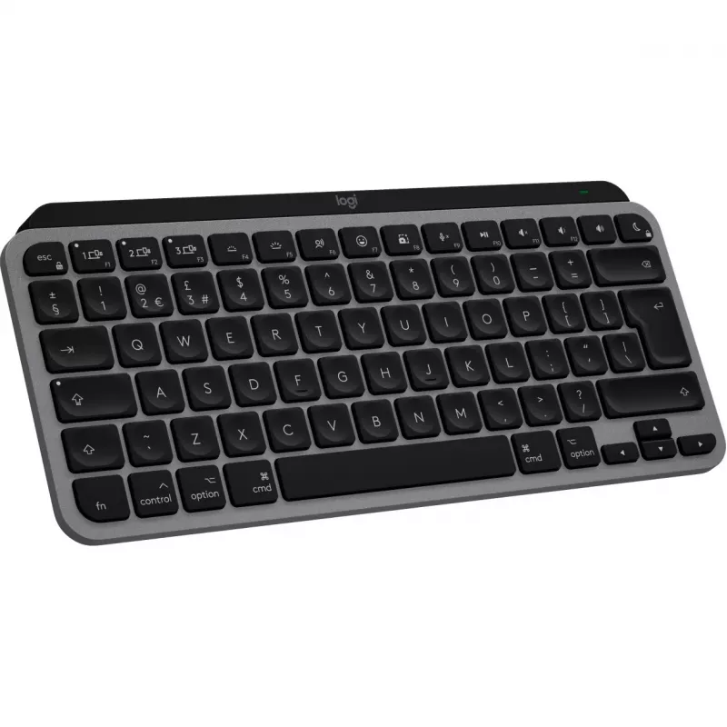 Logitech Master Series MX Keys Mini for Mac - tastatūra - kompakta - aizmugurējais apgaismojums - bezvadu - Bluetooth LE - AZERTY - franču - Space-pelēka (920-012646)