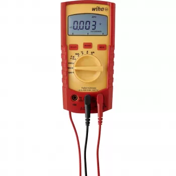 Multimetrs Wiha 45218 — digitālais multimetrs, līdz 600 V maiņstrāvas, CAT IV