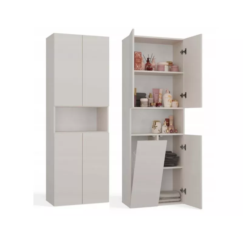 Vannas istabas skapis Nel DK 1K Basket Casmere Color