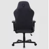 Spēļu krēsls Onex FX8 Formula X — ergonomisks sacīkšu stila sēdeklis, regulējami roku balsti, atgāšanās un slīpuma funkcijas, melns