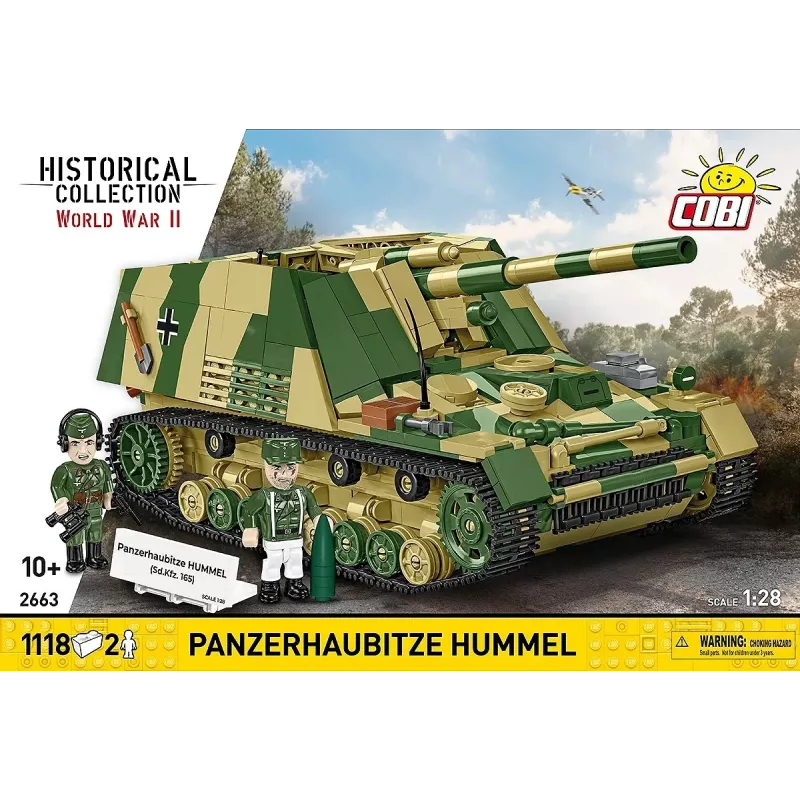Konstruktora komplekts Cobi Panzehaubitze Hummel 1118 detaļu modelis