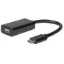 Displeja kabelis Garbot kabelis Garbot USB3.1 C-MiniDP M/F 15cm — USB-C uz Mini DisplayPort, 15 cm