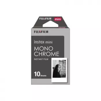 Fujifilm Instax Mini Monochrome - Melnbalta tūlītējā filma - instax mini - ISO 800 - 10 ekspozīcijas