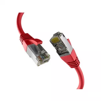 EFB-Elektronik CAT8.1 sarkans 0,25 m RJ45 komutācijas kabelis S/FTP PIMF LSZH 2000 MHz 40 Gb tīkla kabelis Ražotājs: EFB Elektronik (EC020200288)