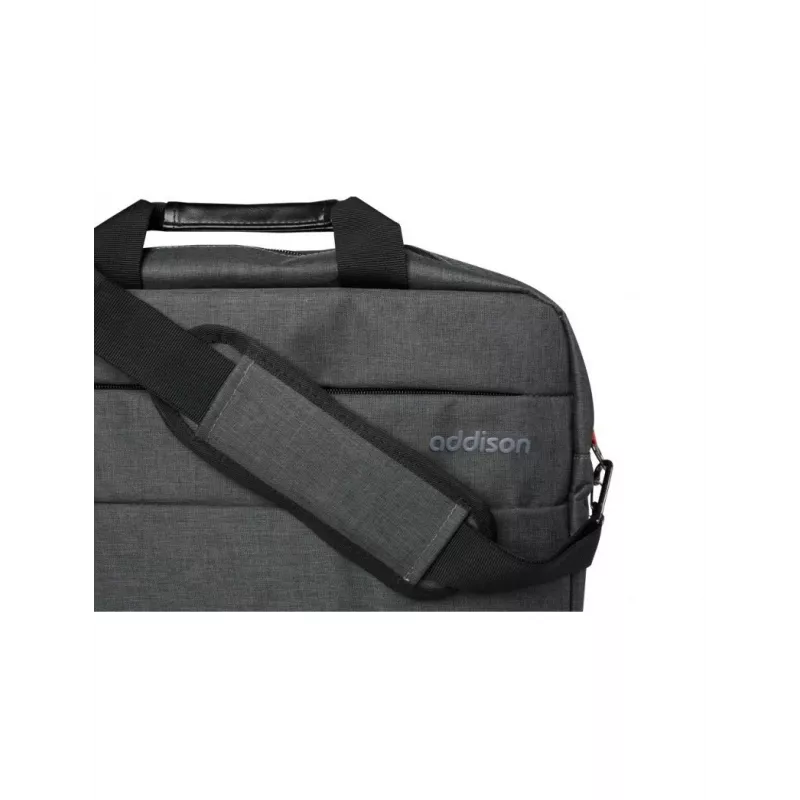Addison 307014 klēpjdatora futrālis 35.8 cm (14.1) Toploader soma, pelēka