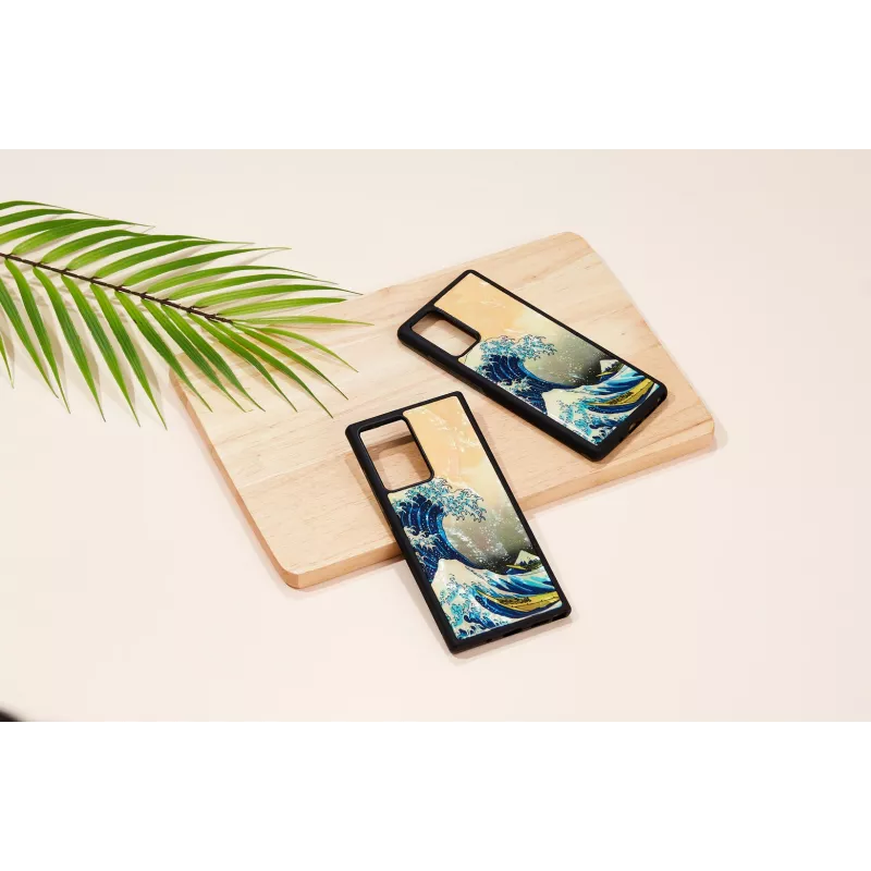 Aizsargtelefona maciņš iKins Samsung Galaxy Note 20 ar Great Wave dizainu