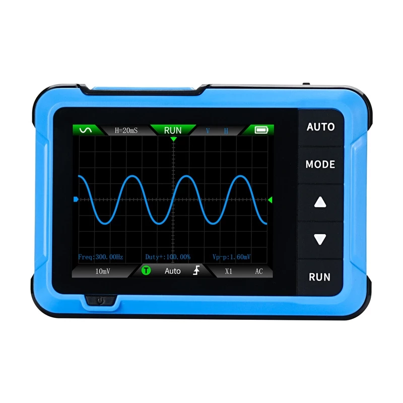 Pārnēsājams 2-in-1 mini osciloskops un signālu ģenerators Fnirsi DSO510 — 100 MHz joslas platums, 1 GS/s paraugu ņemšanas ātrums