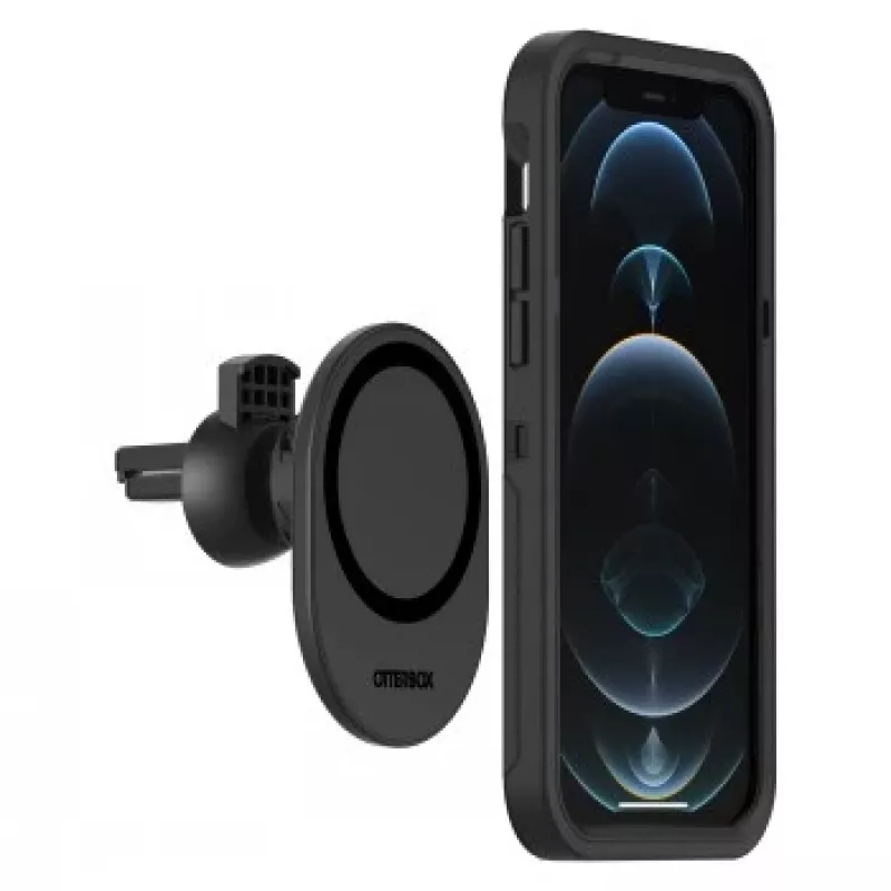 OtterBox - transportlīdzekļa turētājs telefonam - MagSafe saderīgs - melns - paredzēts Apple iPhone 12, 12 mini, 12 Pro, 12 Pro Max
