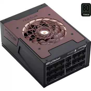 PRIME TX-1600 Noctua Edition, datora barošanas bloks melns, 2x 12 kontaktu augstas jaudas GPU, 6x PCIe, kabeļu pārvaldība, 1600 vati