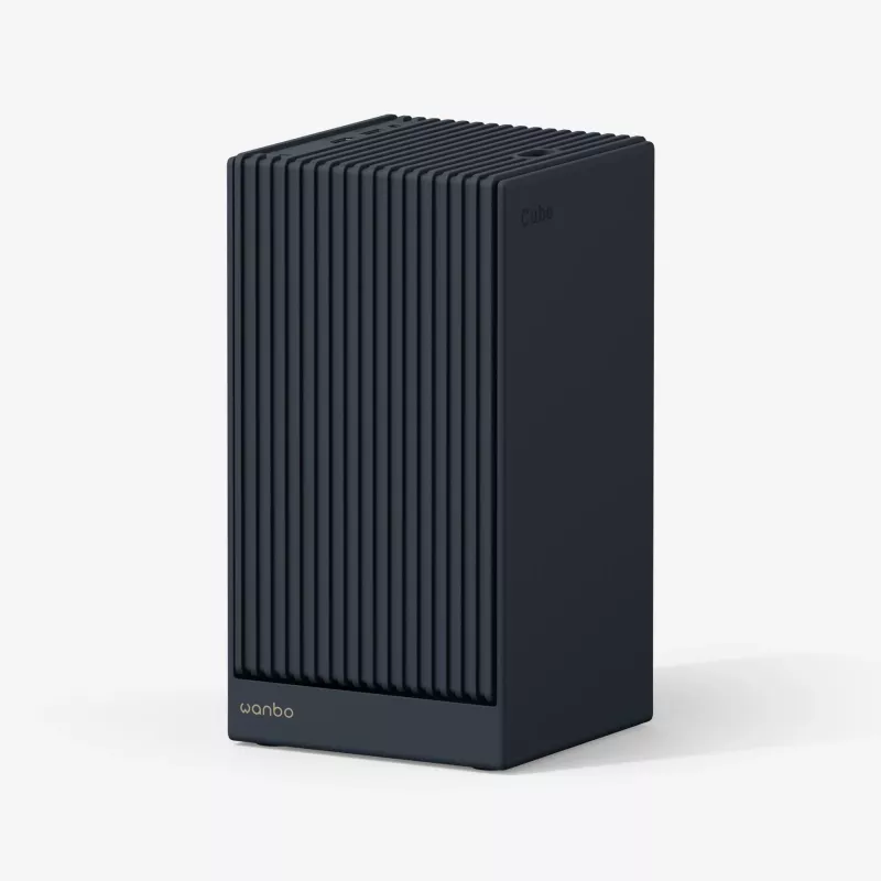Pārnēsājams LCD projektors WANBO Cube 2 Pro — 500 ANSI lūmeni, 1080p (1920x1080), LED, automātiskā fokusēšana, Android TV, 1.2:1 tālummaiņa, 8 W, melns