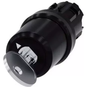 Siemens 3SU1000-5BC01-0AA0 elektriskais izpildmehānisms Melns
