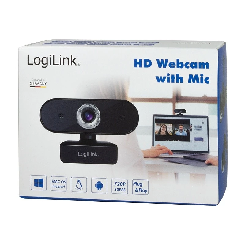 Webkamera LogiLink UA0368 1280 x 720 pikseļi