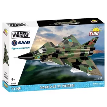 Konstruktora komplekts Cobi Blocks Saab AJS 3 Viggen 911 gab. modeļa komplekts, 911 gabali