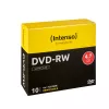 INTENSO DVD-RW 4.7 GB 4x, 10 pcs, 120 mm optiskais disks, slimcase
