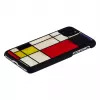 Viedtālruņa maciņš iKins iPhone 11 Pro Max — Mondrian melns aizsargapvalks