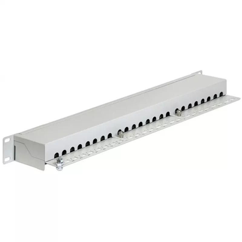 DeLOCK 43300 plāksteru panelis 1U RJ-45 pelēks