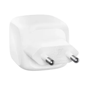 Sienas lādētājs Belkin WCH019KQWH 50W Dubultais USB-C PD PPS