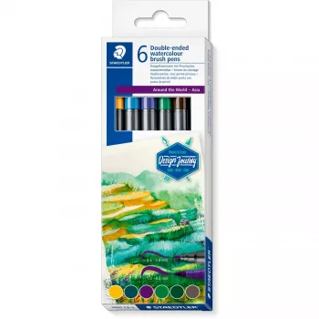 Krāsaino zīmuļu komplekts Staedtler Design Journey Around the world Asien 3001 C6-5 — dažādas krāsas