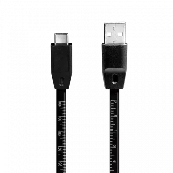 LogiLink - USB kabelis - USB (M) uz 24 kontaktu USB-C (M) - USB 2.0 - 5 V - 3 A - 1 m - Melns