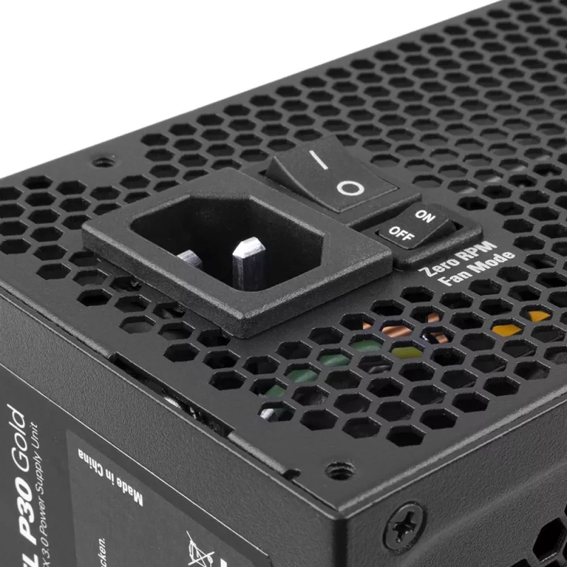 Sharkoon Rebel P30 Gold barošanas bloks 1300 W 20+4 kontaktu ATX ATX Melns