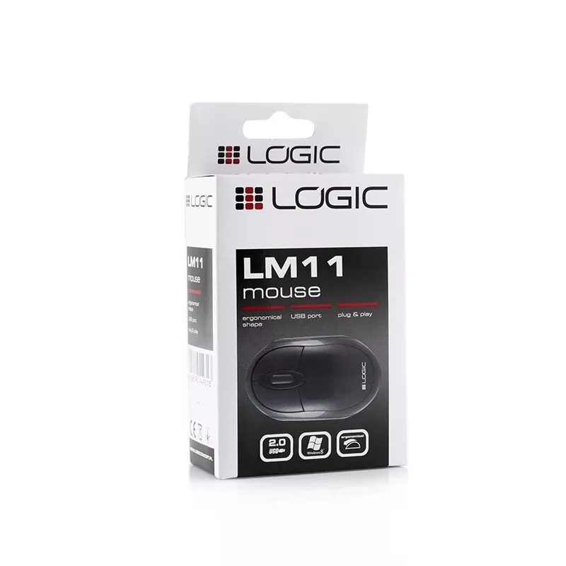 Logic Lm-11 - Pele - Optiska - Vadu - USB - Melna