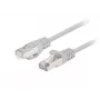 Tīkla kabelis Lanberg PCF6-20CC-0050-S RJ-45 Cat6 0,5 m Pelēks