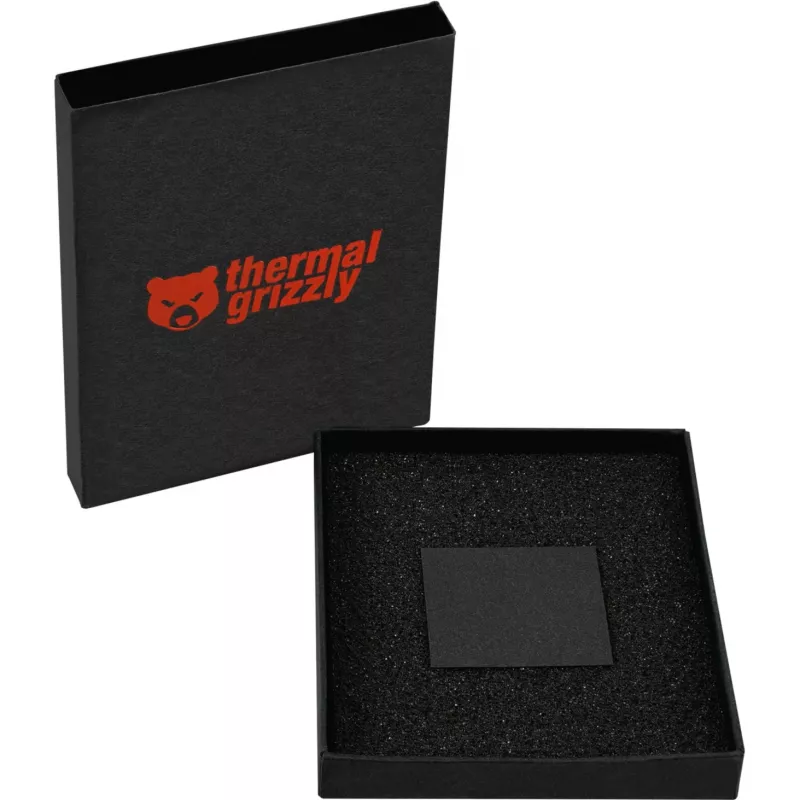 Termopad Thermal Grizzly Carbonaut 32×32 mm, 0,2 mm biezums, oglekļa krāsa