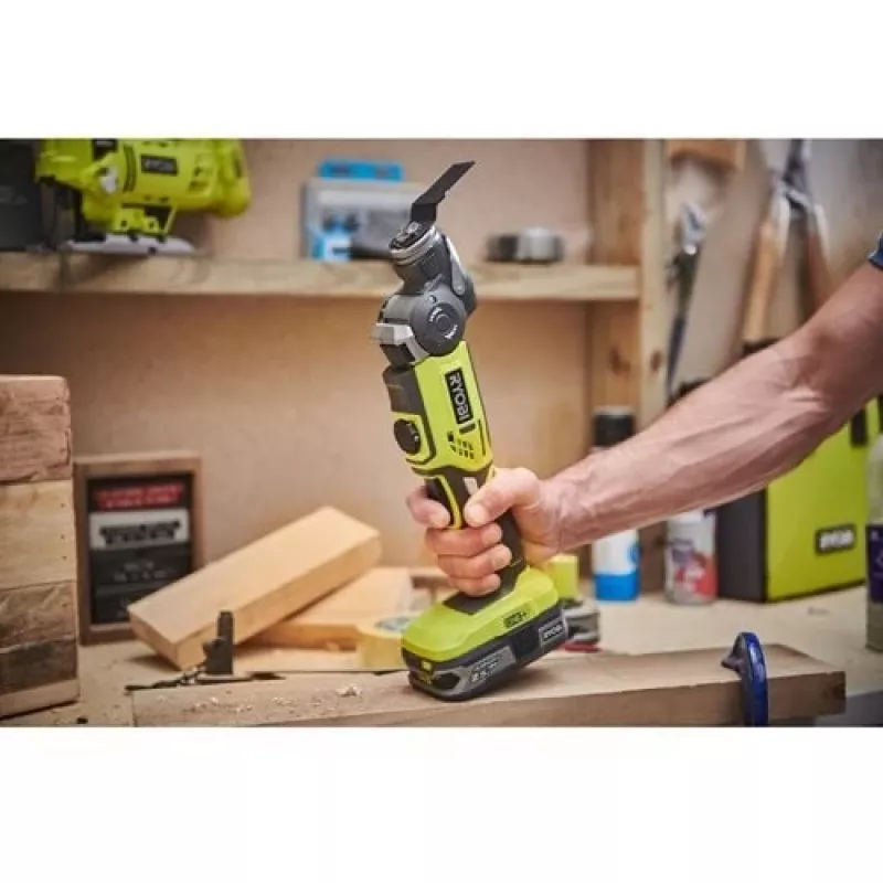 Bezvadu multifunkcionālais instruments R18MT-0 Ryobi 18V (bez akumulatora un lādētāja)