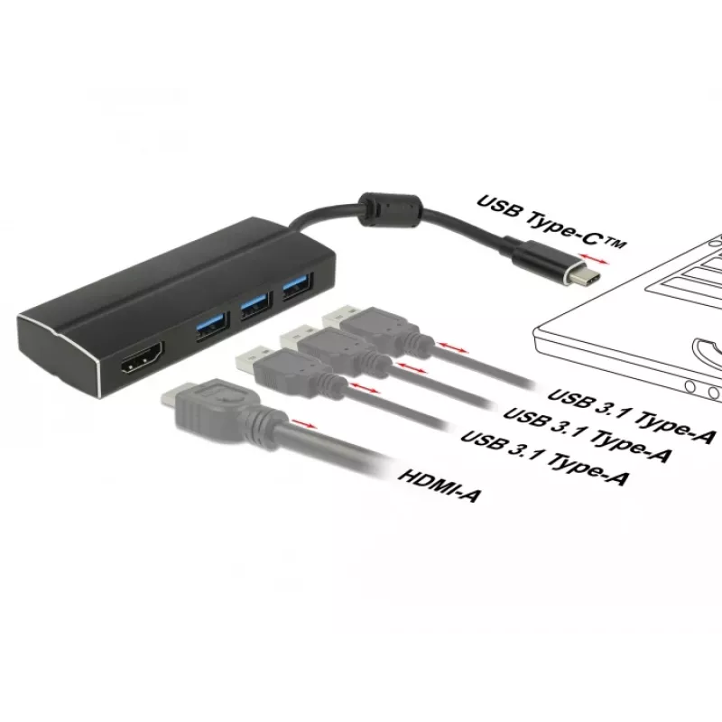 Laptop Dock DeLOCK 63931