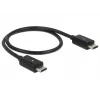 USB kabelis DeLOCK 83570 USB 2.0 0,3 m USB B Melns
