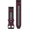 Silikona aproce GARMIN Quickfit 010-13391-04, 20 mm, grafīts/sarkans