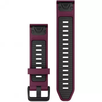 Silikona aproce GARMIN Quickfit 010-13391-04, 20 mm, grafīts/sarkans