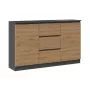 2D3S kumode 120x30x75 cm, antracīts/artisan