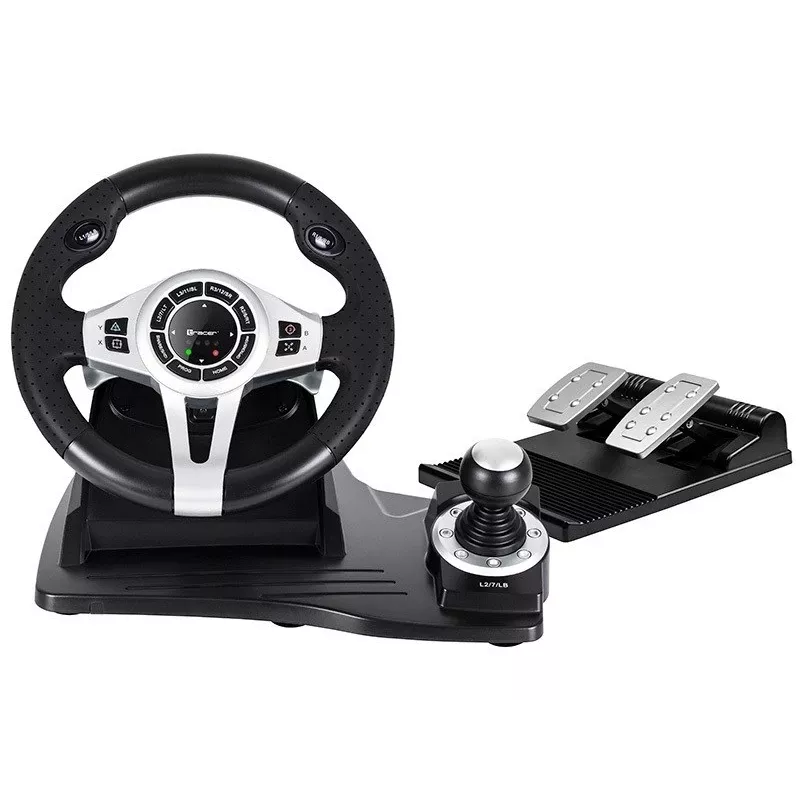 Tracer TRAJOY46524 spēļu kontrolieris Melna stūre + pedāļi PlayStation 4, PlayStation 3