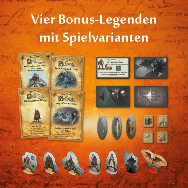 Die Legenden of Andor - Die Bonus-Box, galda spēles paplašinājums