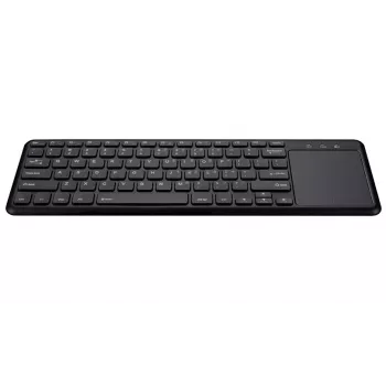 Bezvadu RF tastatūra TRACER TRAKLA46367 — Pilna izmēra, membrānas, skārienpaliktnis, 2,4 GHz, melna