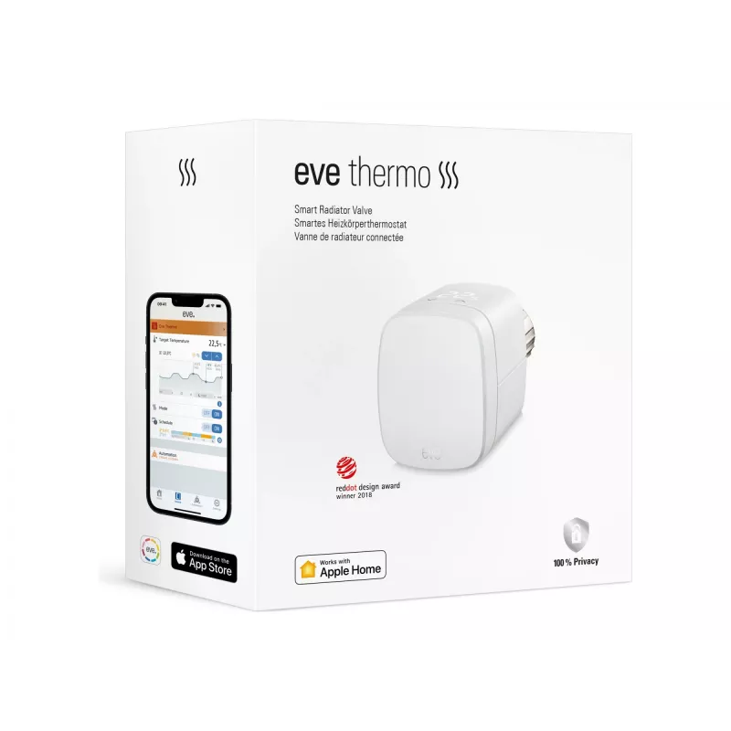 EVE Thermo - Savienots radiatora vārsts Apple HomeKit